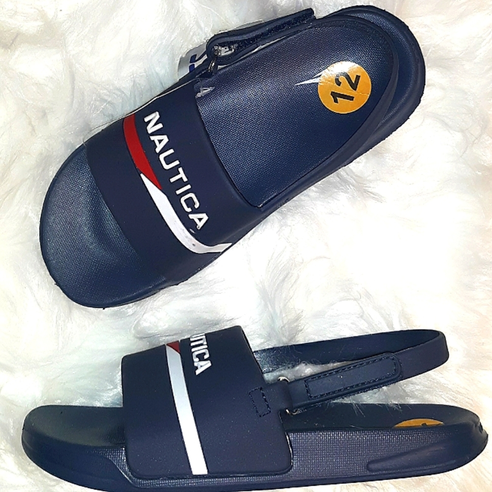 - NWT☆NAUTICA☆Boys Stono 2 Toddler Slip-on Slide Sandals ☆Sz 12